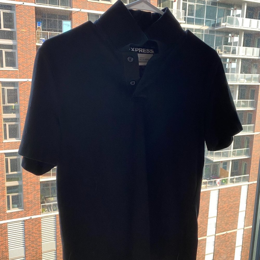 Men's Express XS Black Polo